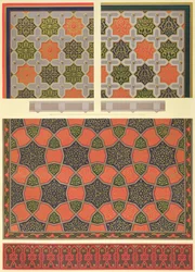 Deckenverzierung aus dem Haus von Beyt El-Tcheleby, aus 